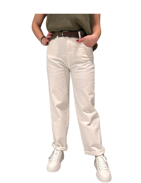 Pantalone dritto latte donna Zahjr