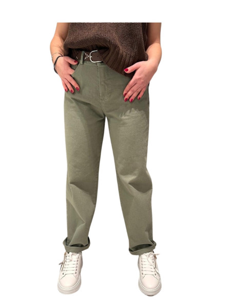 Pantalone dritto militare donna Zahjr