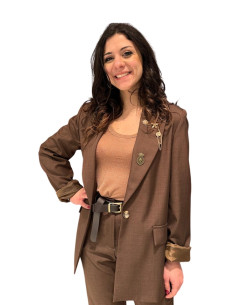 Giacca Donna Monopetto Moro Zahjr