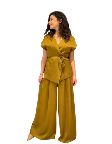 Gilet Donna con Fiocco Olio Le Streghe