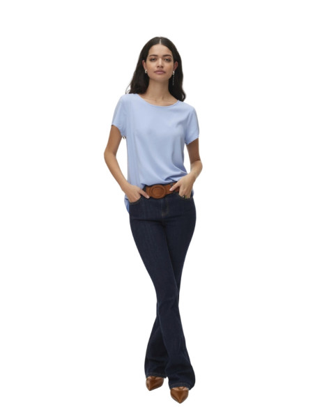 T-shirt EcoVero donna cielo Vero Moda