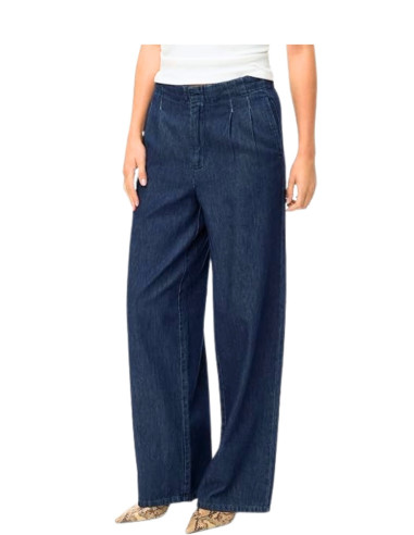 Jeans Wide Leg Vero Moda Vita Alta - Medium Blue |