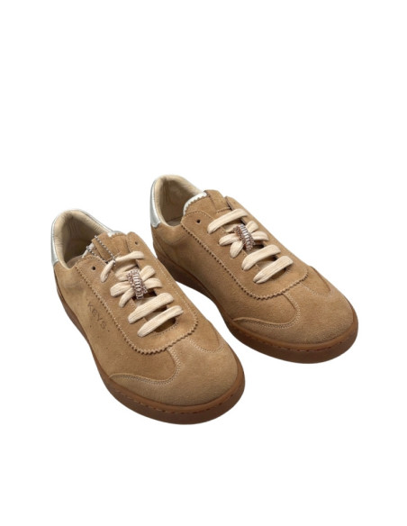 Sneakers tennis donna Keys beige casual