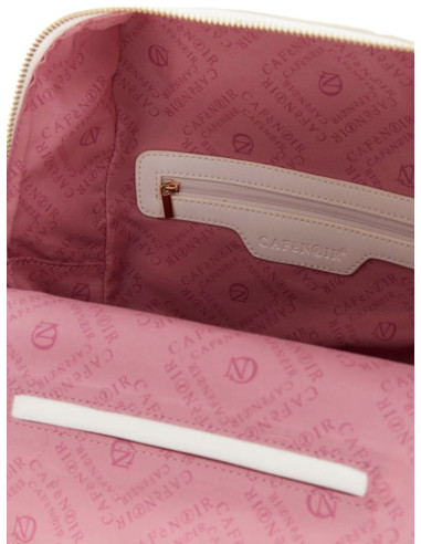 Zaino CafèNoir Bianco Effetto Pelle Grana - | Elegante e Capiente