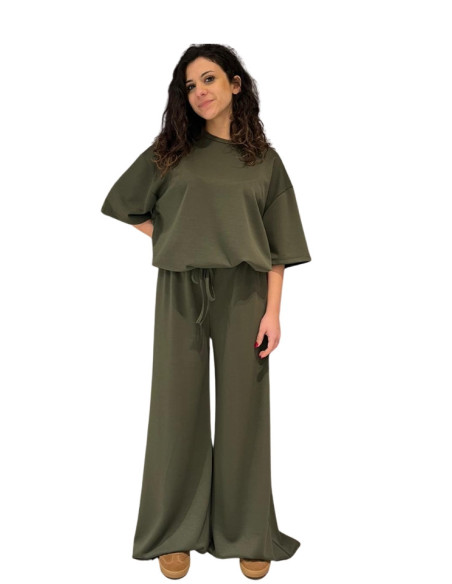 Felpa over manica corta MILITARE