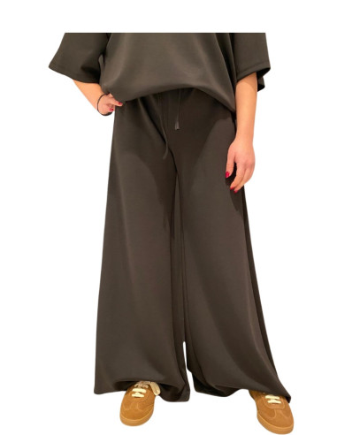 Pantalone felpa nero donna Zahjr