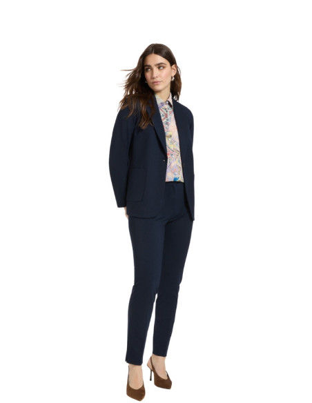 Pantalone Punto Milano blu donna Elena Mirò