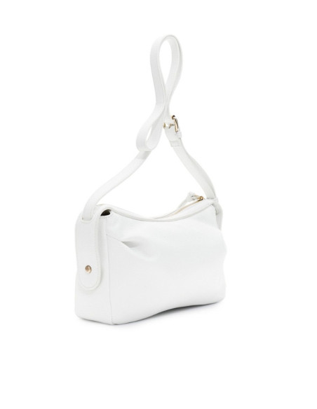 Borsa Donna bianco CafèNoir | Tracolla Effetto Pelle Granosa
