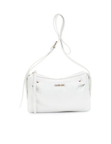 Borsa Donna bianco CafèNoir | Tracolla Effetto Pelle Granosa