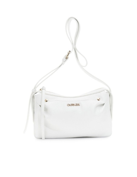 Borsa Donna bianco CafèNoir | Tracolla Effetto Pelle Granosa