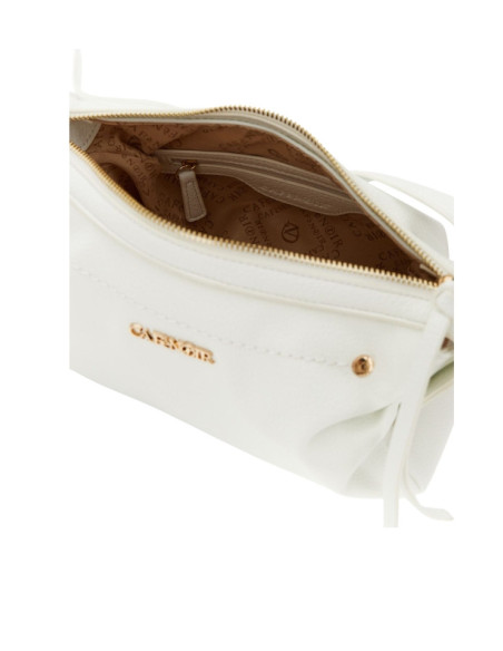 Borsa Donna bianco CafèNoir | Tracolla Effetto Pelle Granosa