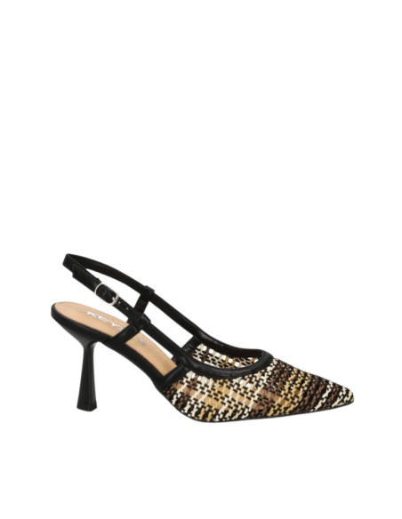 Chanel Rattan Beige-Nero Keys | Tacco 8 cm