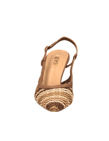 Décolleté Chanel Keys Beige e Panna - Tacco 8cm |