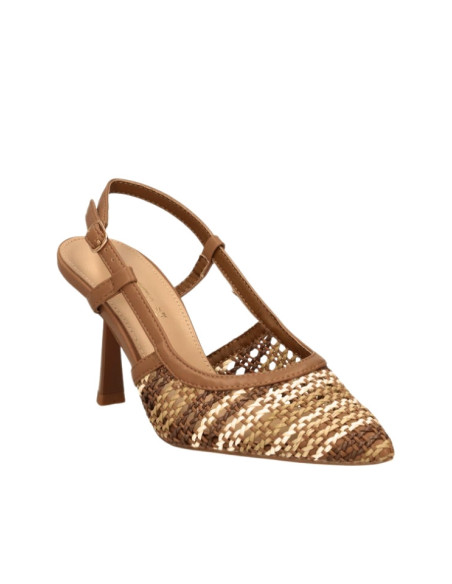 Décolleté Chanel Keys Beige e Panna - Tacco 8cm |