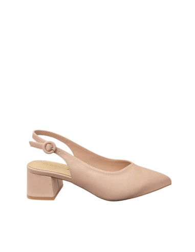 Chanel Keys K-12230 Nude | Décolleté Tacco Basso