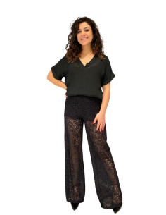 Pantalone in Pizzo con Paillettes