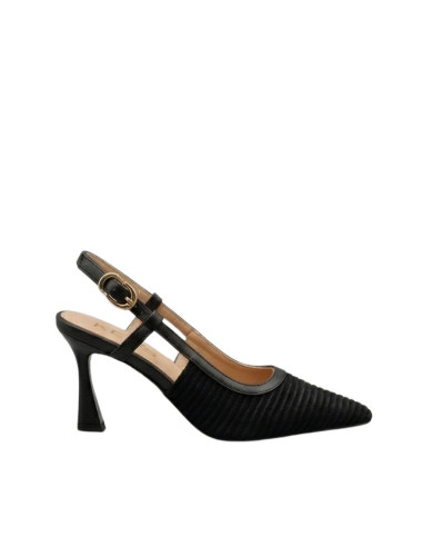 Chanel Keys K-12492 Nero | Décolleté Tacco a Rocchetto
