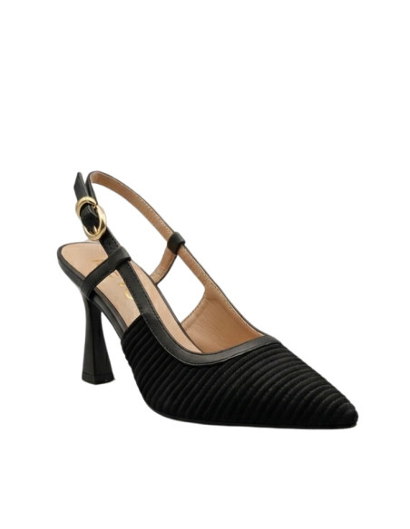 Chanel Keys K-12492 Nero | Décolleté Tacco a Rocchetto