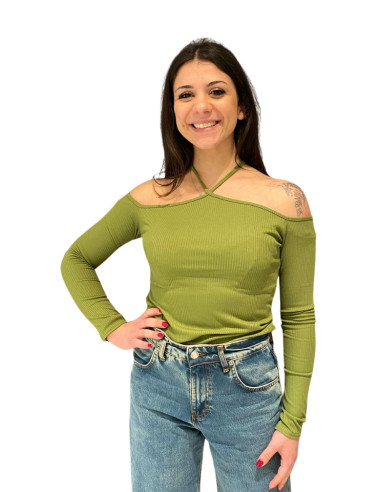 Top donna muschio manica lunga King Kong