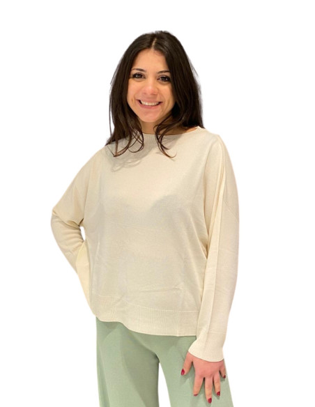 Maglia donna a scatola burro King Kong