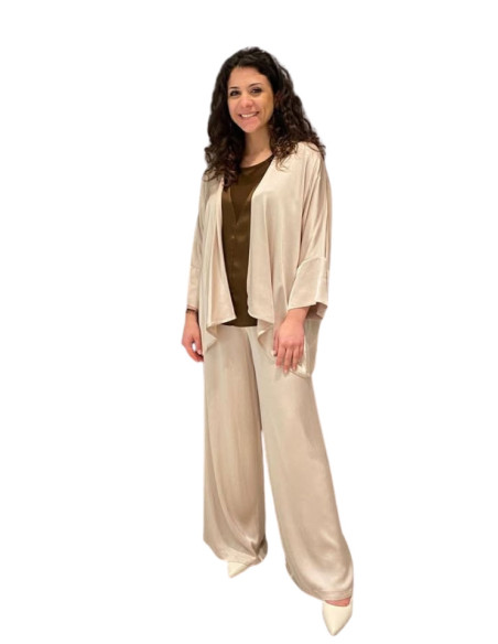 Kimono Satin Color Avena Zahjr