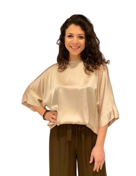 T-shirt manica corta ampia AVENA