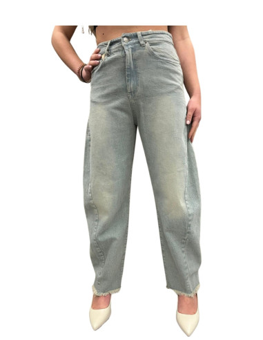 Jeans Balloon Sfrangiato Donna