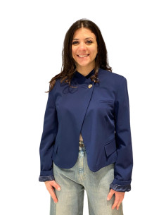 Giacca Corta Blu Susy Mix