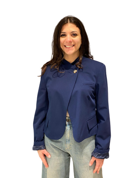 Giacca Corta Blu Susy Mix