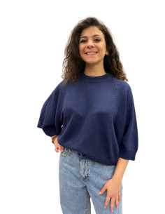 Maglioncino paricollo BLU