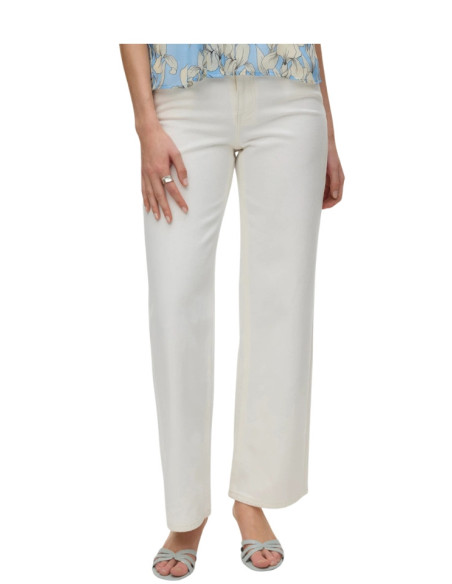 Jeans Wide Leg Cropped Donna