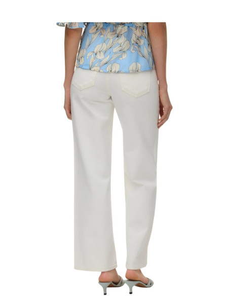 Jeans Wide Leg Cropped Donna