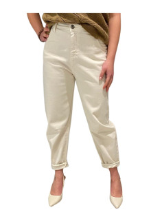 Pantalone Ovetto Donna Latte