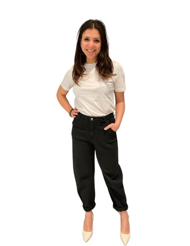 Pantalone Ovetto Donna Nero