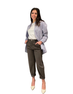 Pantalone Ovetto Risvoltato