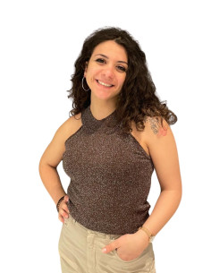 Top glitter moro donna Motel