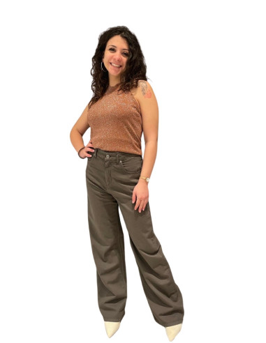 Pantalone palazzo CIOCCOLATO