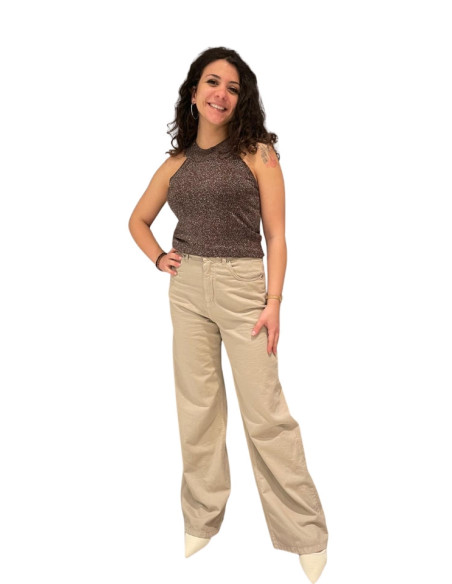 Pantalone Palazzo Donna Vita Alta