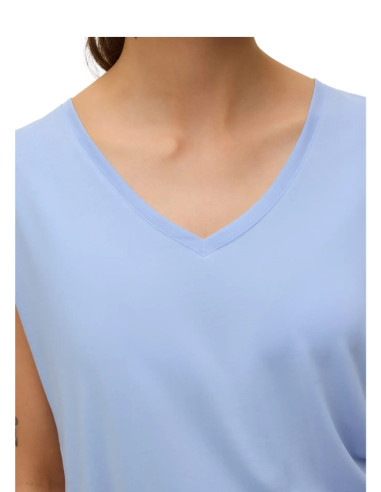 T shirt scollo V modal CIELO