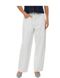 Jeans Barrel Cropped Donna Bianchi