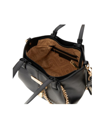 Shopping Bag Nera CAFÈNOIR | Borsa Capiente con Tracolla