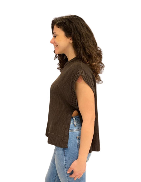 Gilet Moro con Paricollo e Spacchi Motel