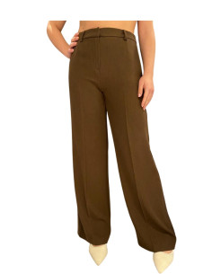 Pantalone moro donna elegante gamba ampia Motel