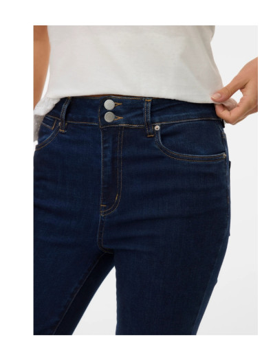 Jeans Flared Donna Denim Scuro