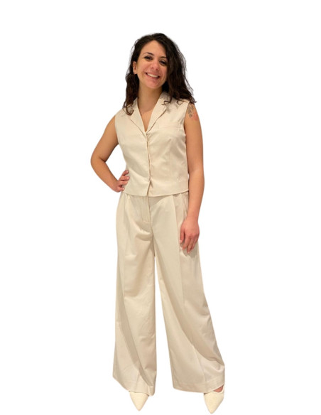 Gilet Avena con Bottoni a Scomparsa Vero Moda