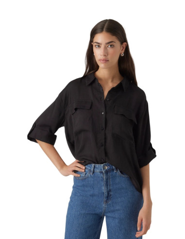 Camicia 3/4 taschine NERO