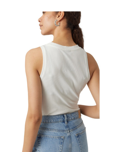 Canotta a costine BIANCO