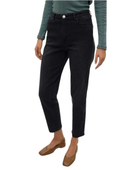 Jeans slavato mom fit