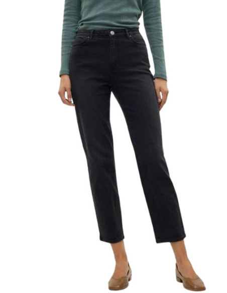 Jeans slavato mom fit