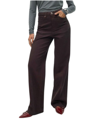 Jeans wide fit chocolate
